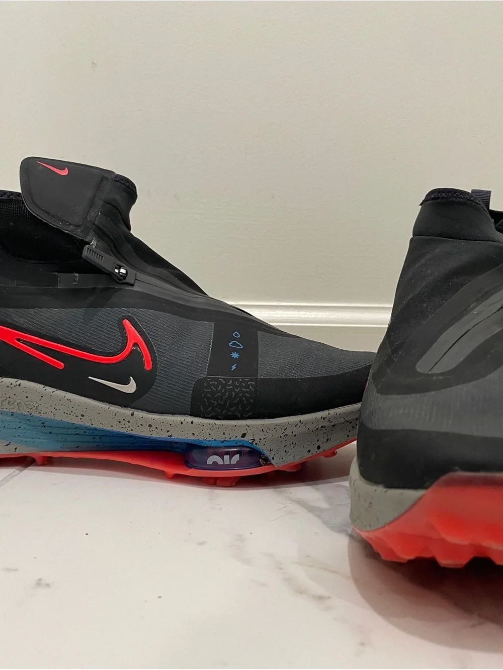 Nike Air Zoom Infinity Tour Shield Golf Shoes Men’s 9.5 Black Red DO8997-060